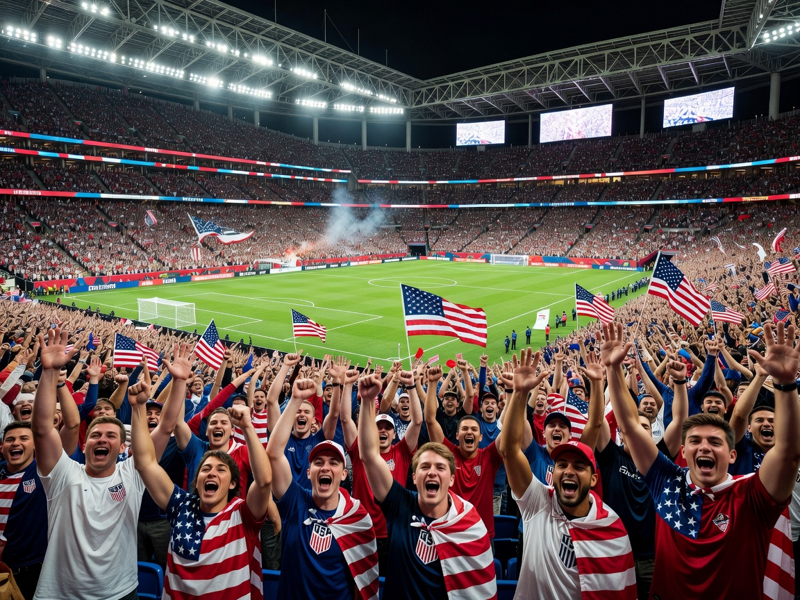 United States World Cup stadium atmosphere